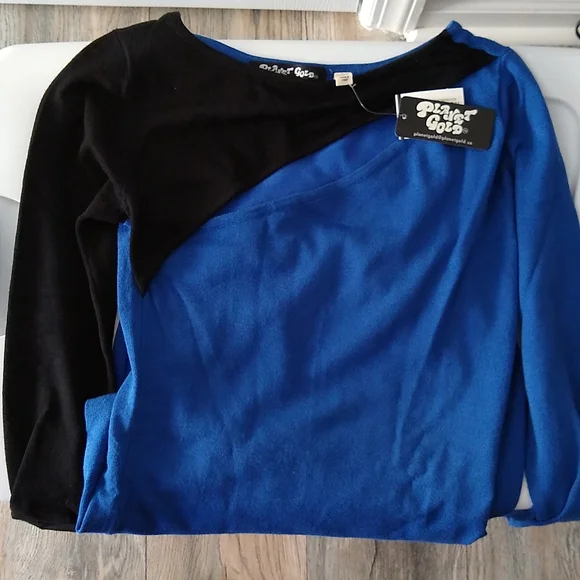 Planet Gold Asymmetrical Sweater Dress - Picture 6 of 7